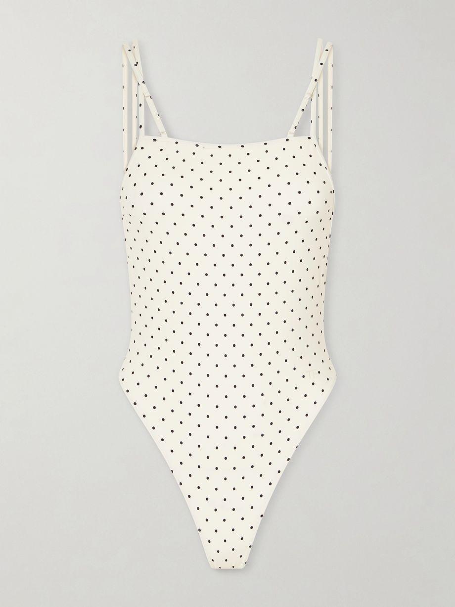 Polka-dot one-piece by TOM FORD