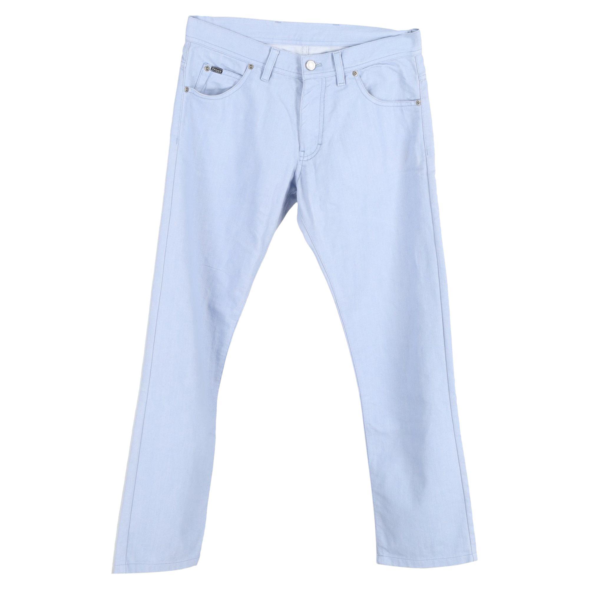 Preloved Mid-Waist Straight-Leg Jeans in Blue Cotton Denim by TOM FORD