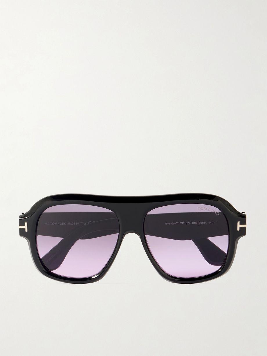 Rhonda aviator-style acetate sunglasses by TOM FORD