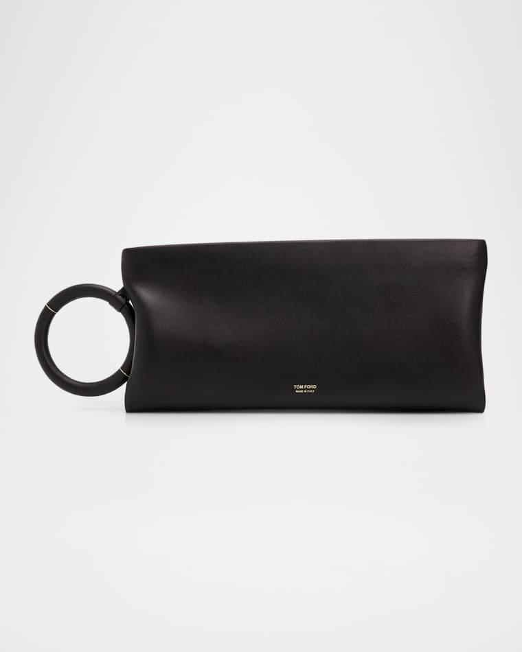 Ring Elongated Leather Clutch Bag by TOM FORD