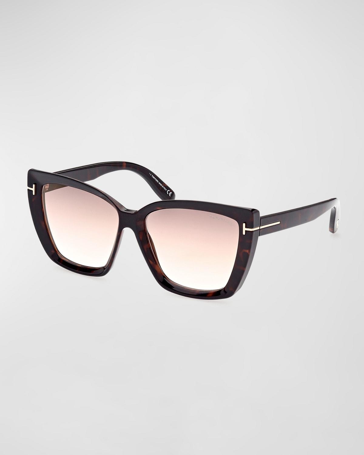 Scarlet-02 Square Acetate Sunglasses by TOM FORD