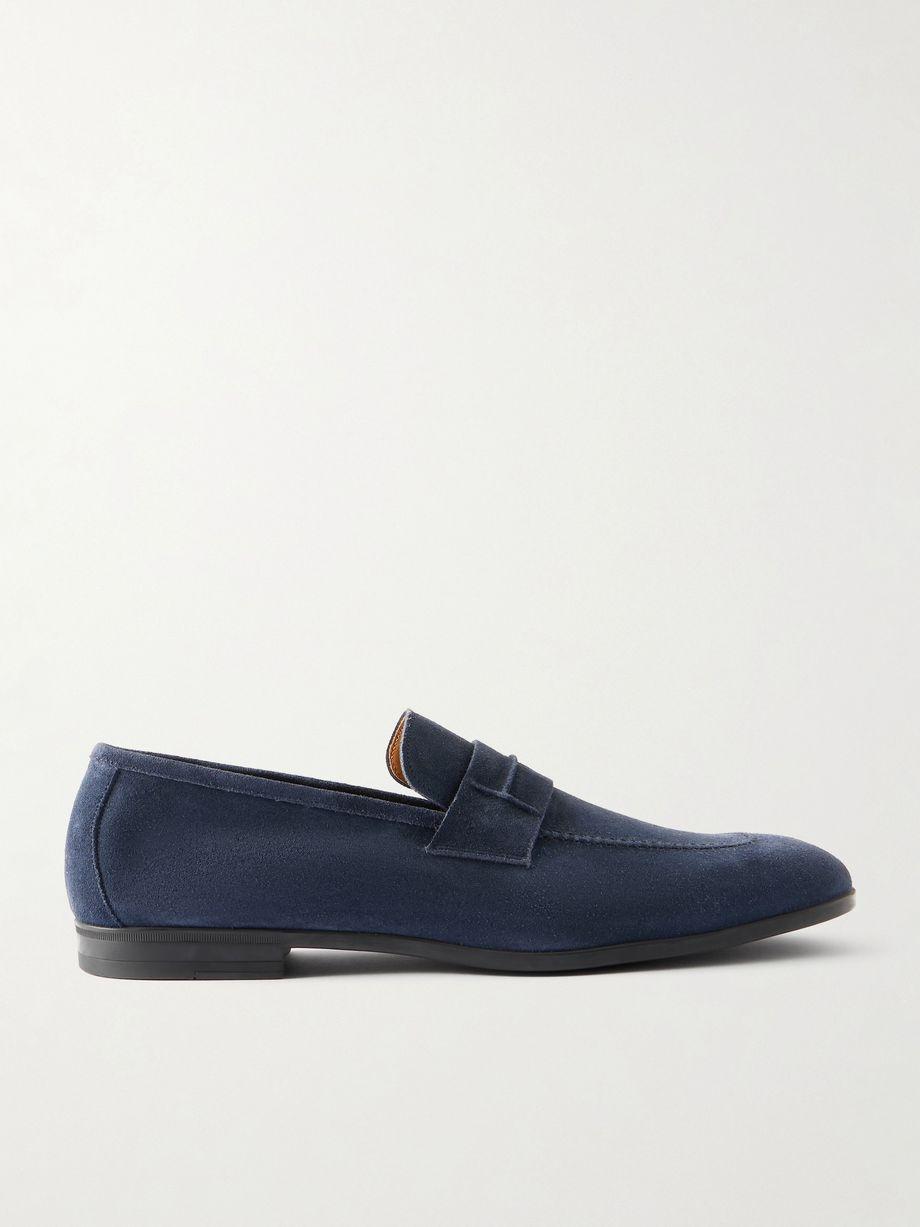 Sean Suede Penny Loafers by TOM FORD