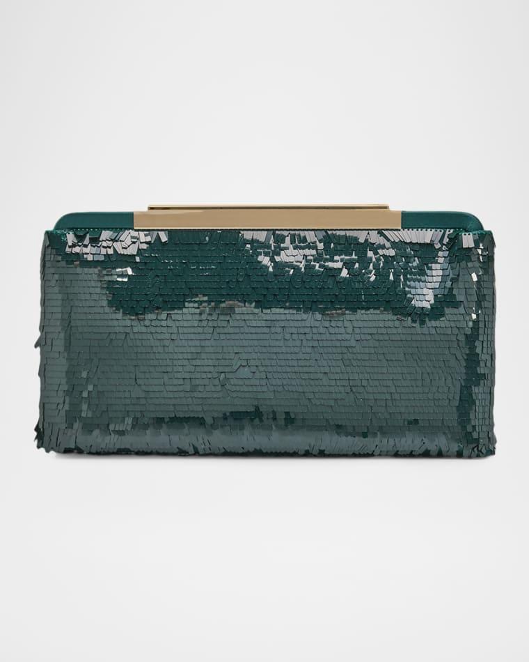Sequin-Covered Clutch Bag by TOM FORD