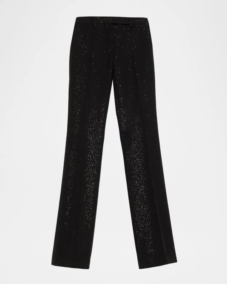 Sequined Crepe Straight-Leg Pants by TOM FORD