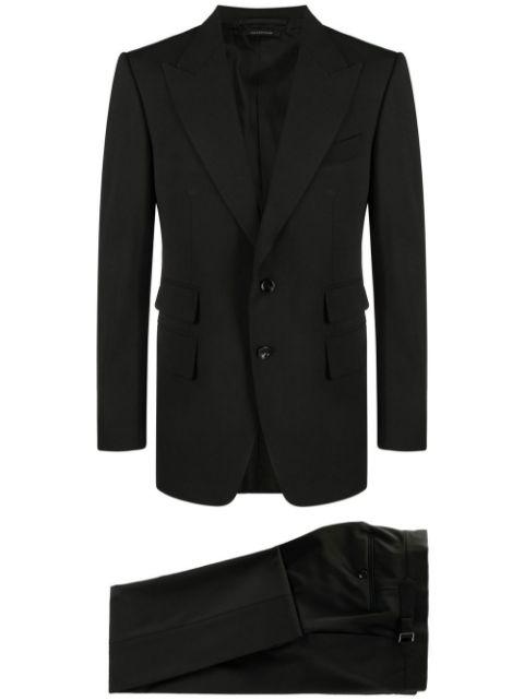 Shelton bi-stretch single-breasted suit by TOM FORD