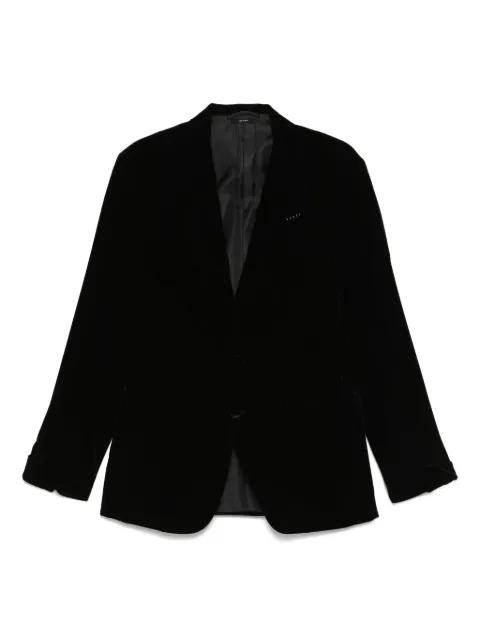 Shelton single-breasted velvet blazer by TOM FORD