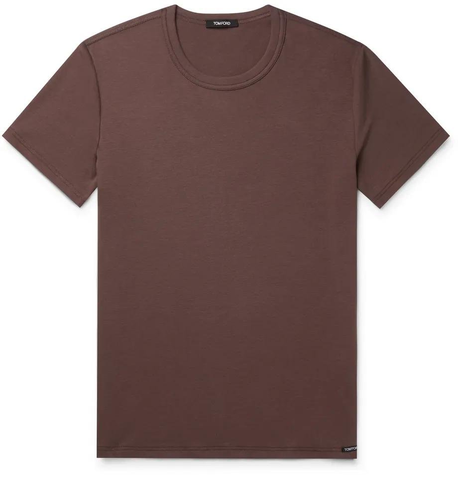 Slim-Fit Stretch Cotton-Jersey T-Shirt by TOM FORD