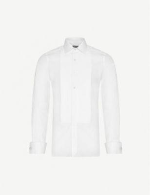 Slim-fit cotton evening shirt by TOM FORD