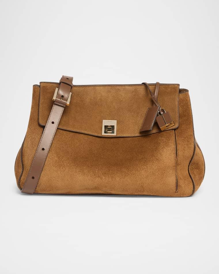 Smooth Suede Shoulder Bag by TOM FORD