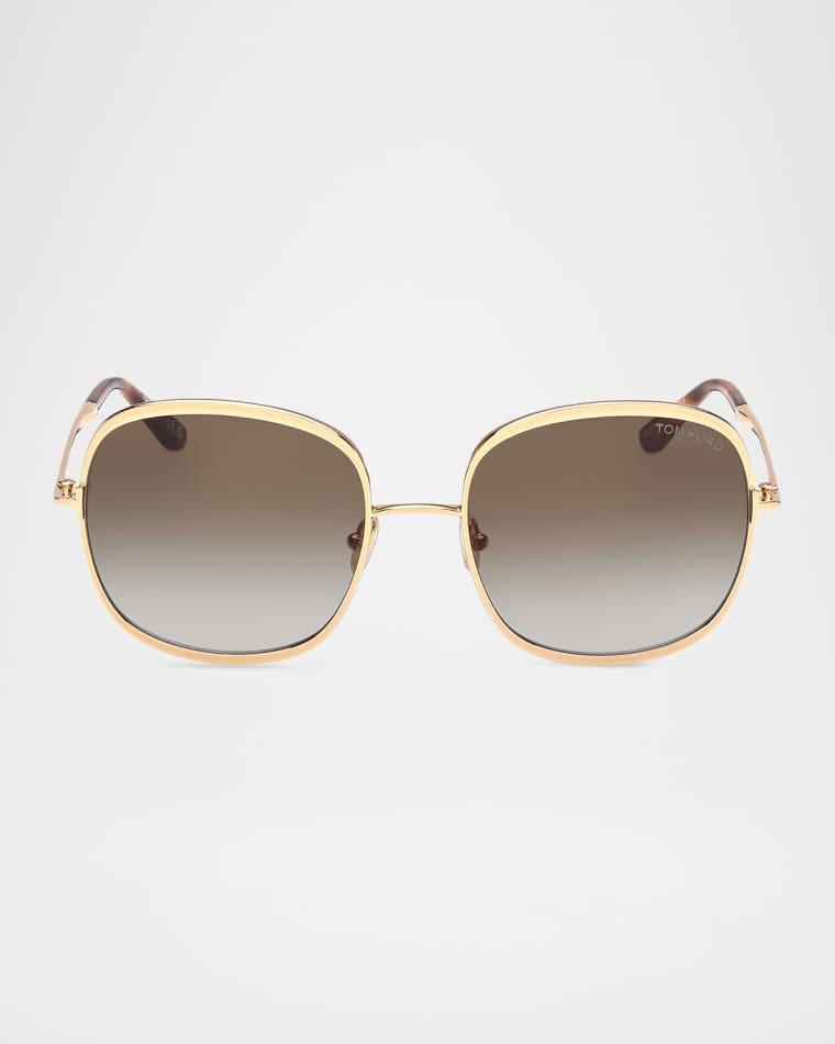 Sofia 57mm Metal Round Sunglasses by TOM FORD