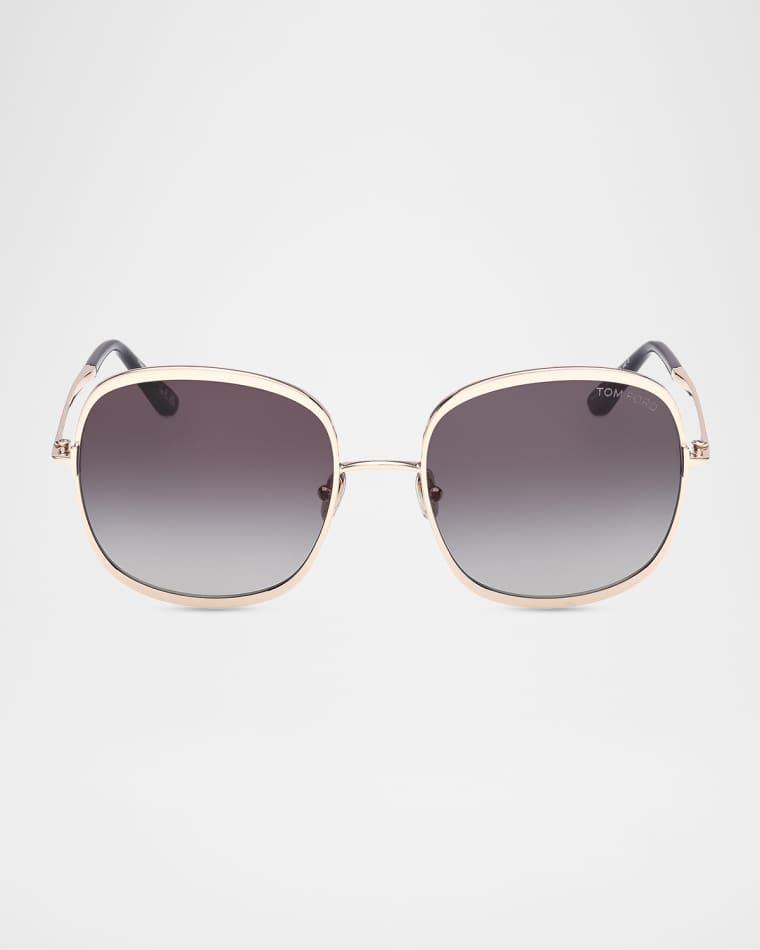 Sofia 57mm Metal Round Sunglasses by TOM FORD