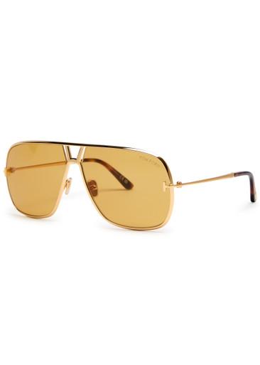 Stavros aviator-style sunglasses by TOM FORD