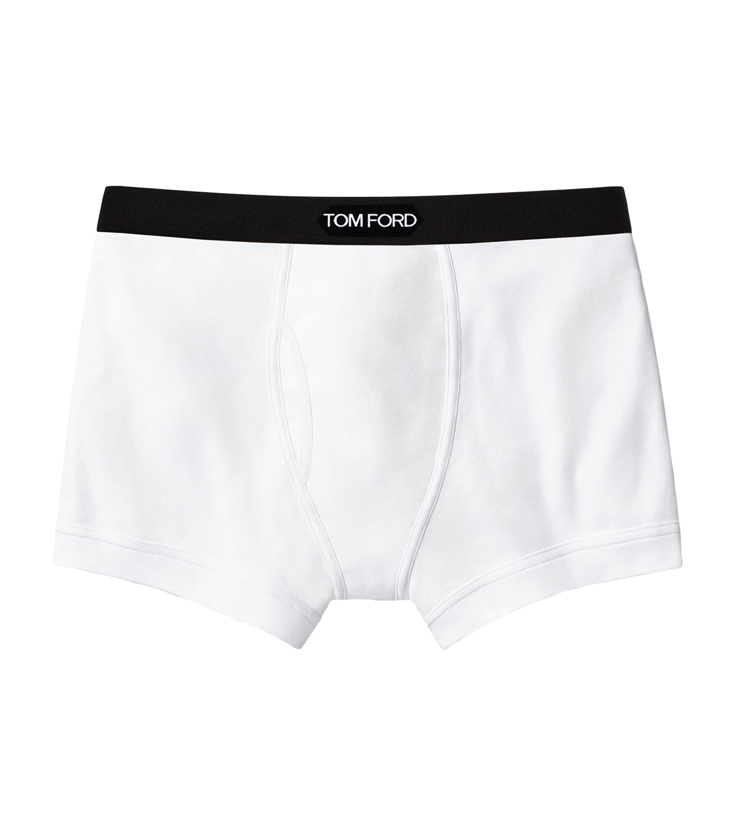 Stretch-Cotton Logo Boxers by TOM FORD