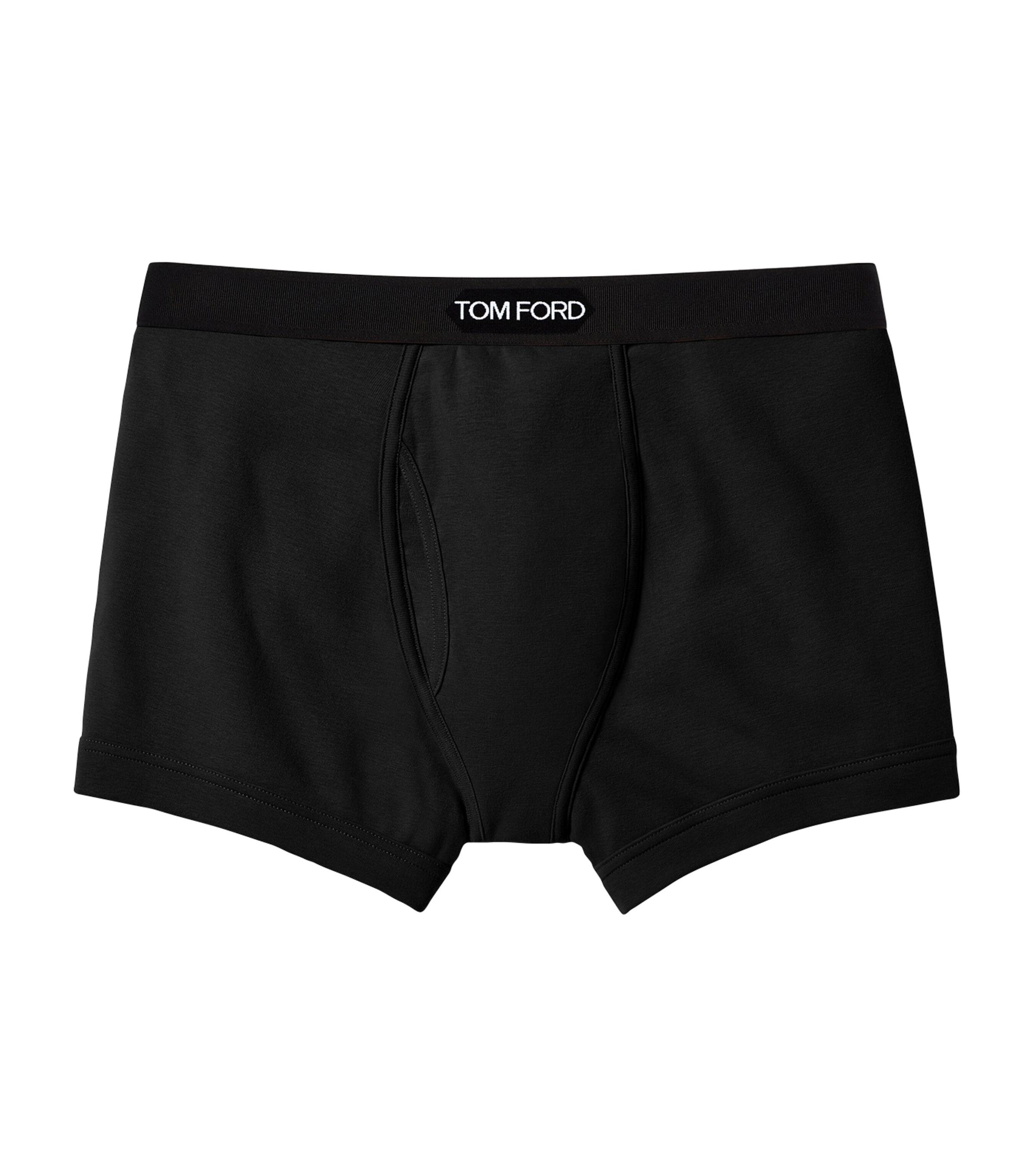 Stretch-Cotton Logo Boxers by TOM FORD