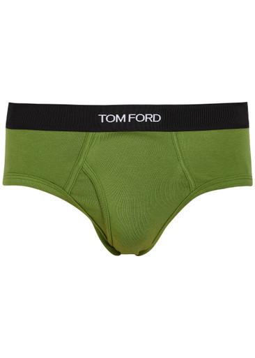 Stretch-cotton briefs by TOM FORD