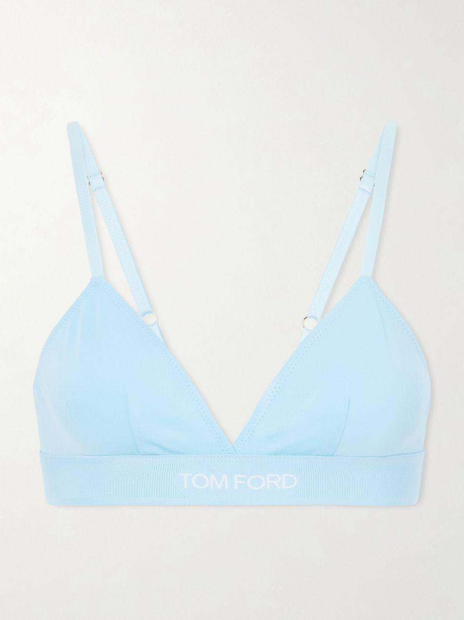 Stretch-modal jersey soft-cup triangle bra by TOM FORD