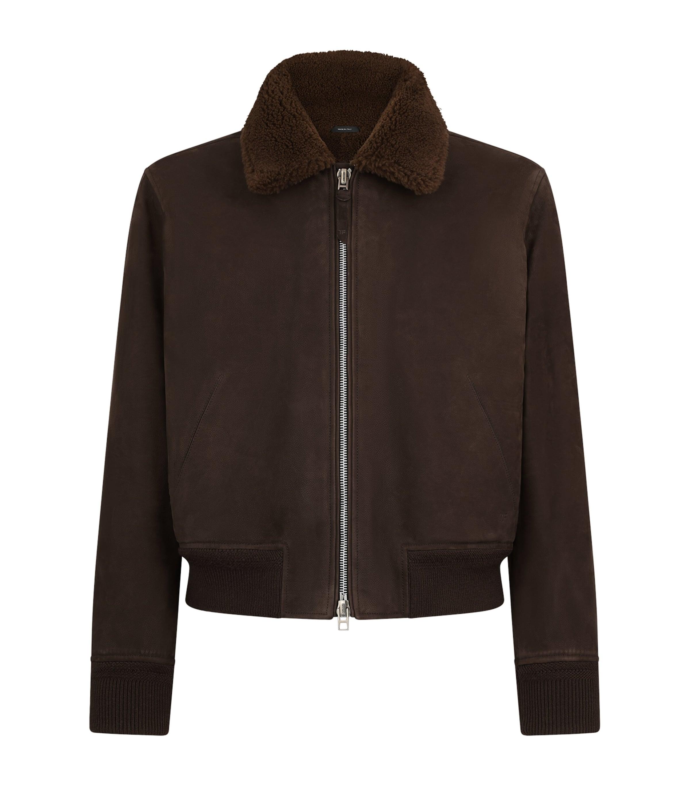 Suede Bomber Jacket by TOM FORD