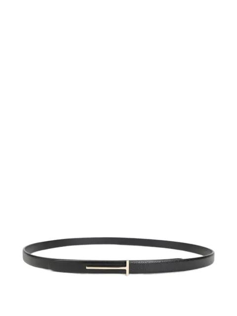 T-bar leather belt by TOM FORD