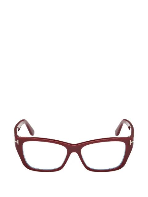 T-logo square-frame glasses by TOM FORD