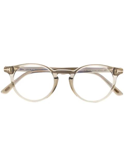 TF5557B round-frame optical glasses by TOM FORD