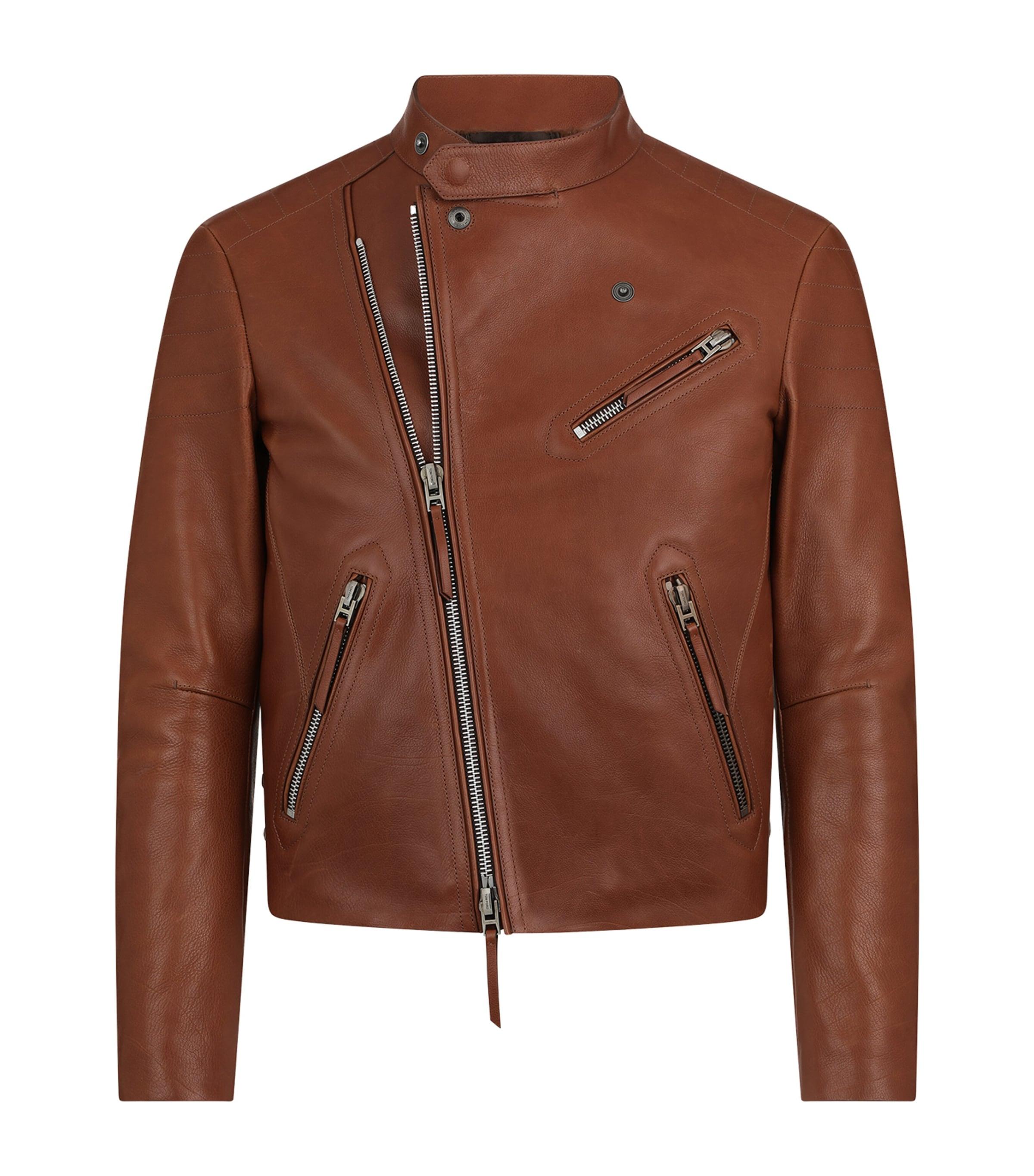 TOM FORD Leather Biker Jacket by TOM FORD
