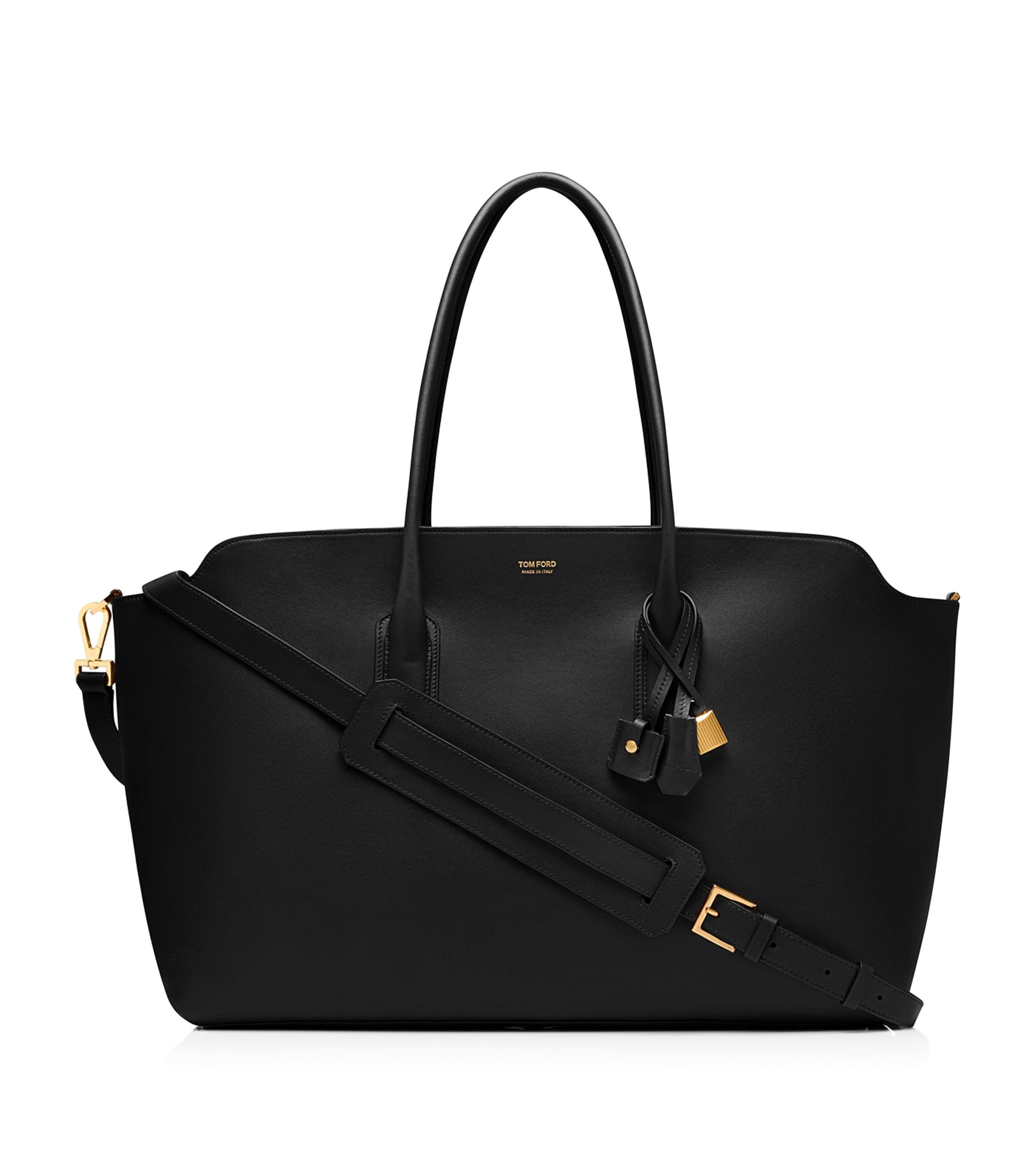 TOM FORD Leather East-West Alexander Tote Bag by TOM FORD