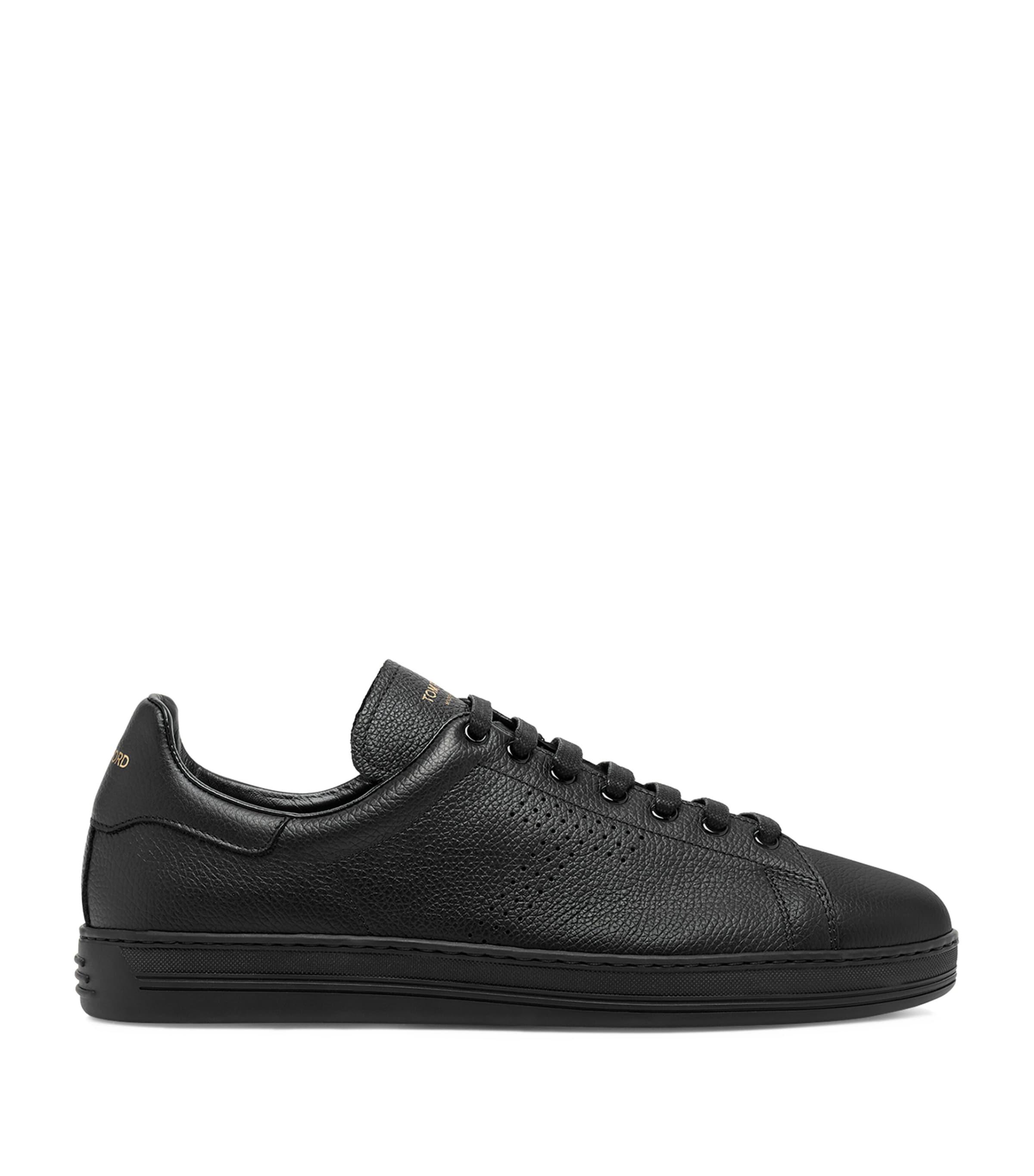 TOM FORD Leather Low-Top Sneakers by TOM FORD