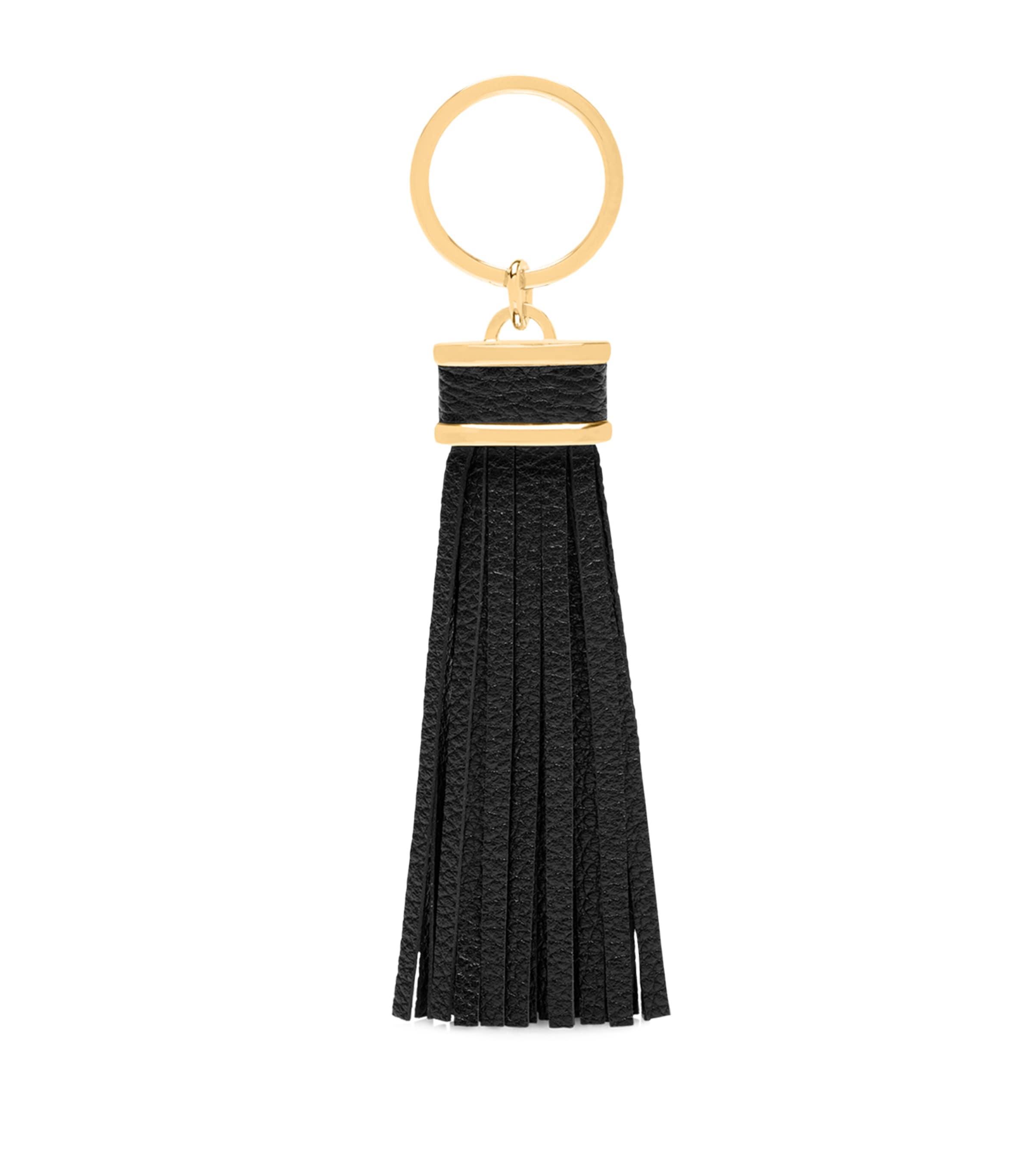 TOM FORD Leather T Tassel Keyring by TOM FORD
