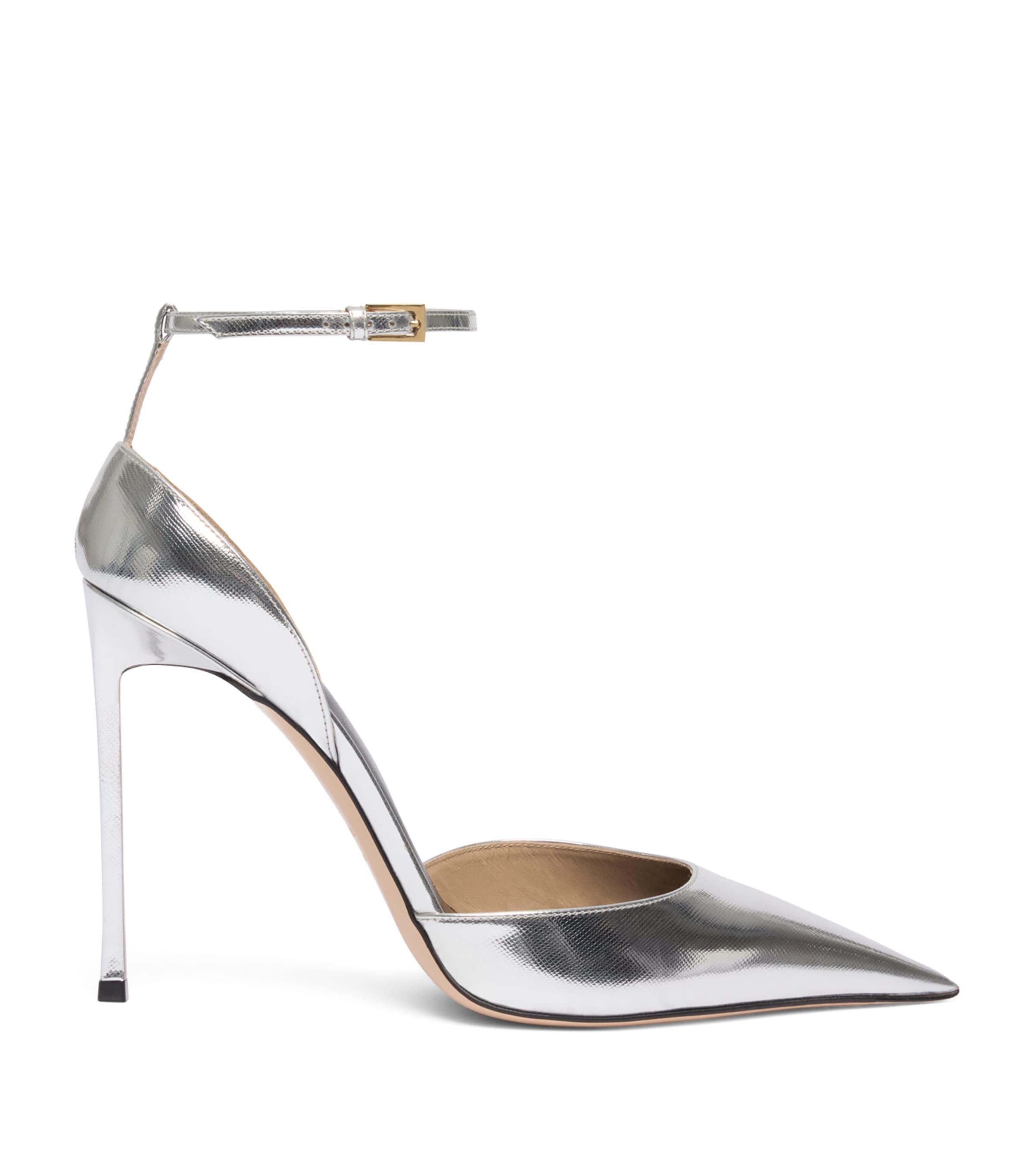 TOM FORD Metallic Leather Vertigo Mules 105 by TOM FORD