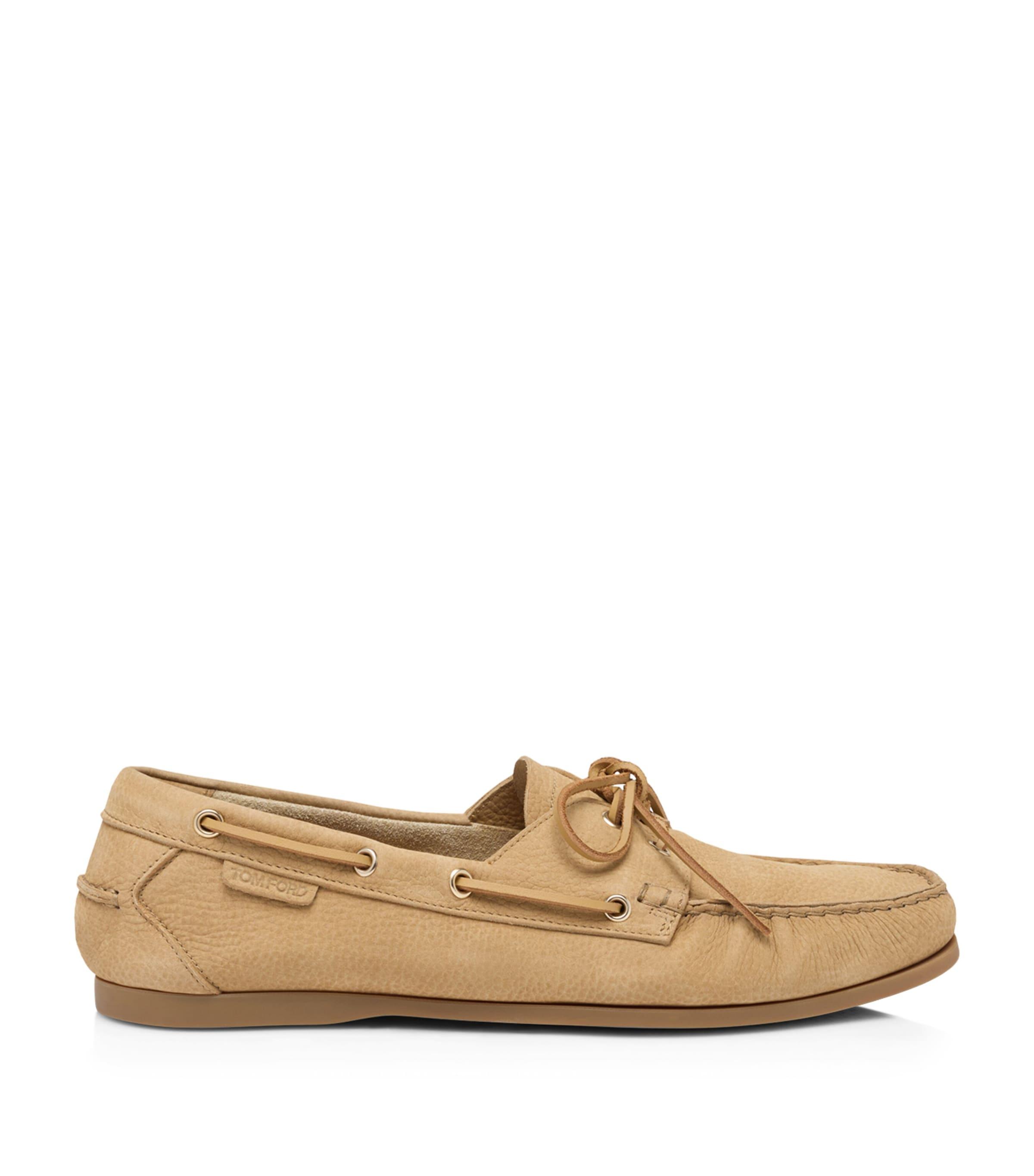 TOM FORD Nubuck Robin Boat Shoes by TOM FORD