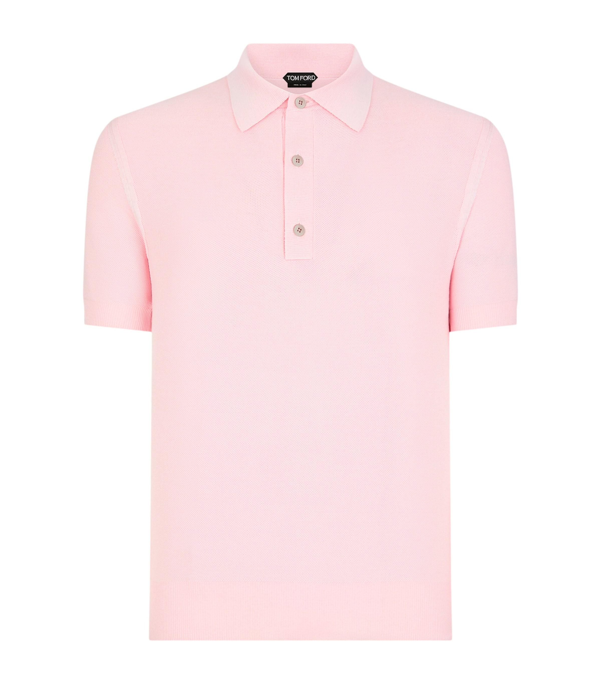 TOM FORD Silk-Cotton Polo Shirt by TOM FORD