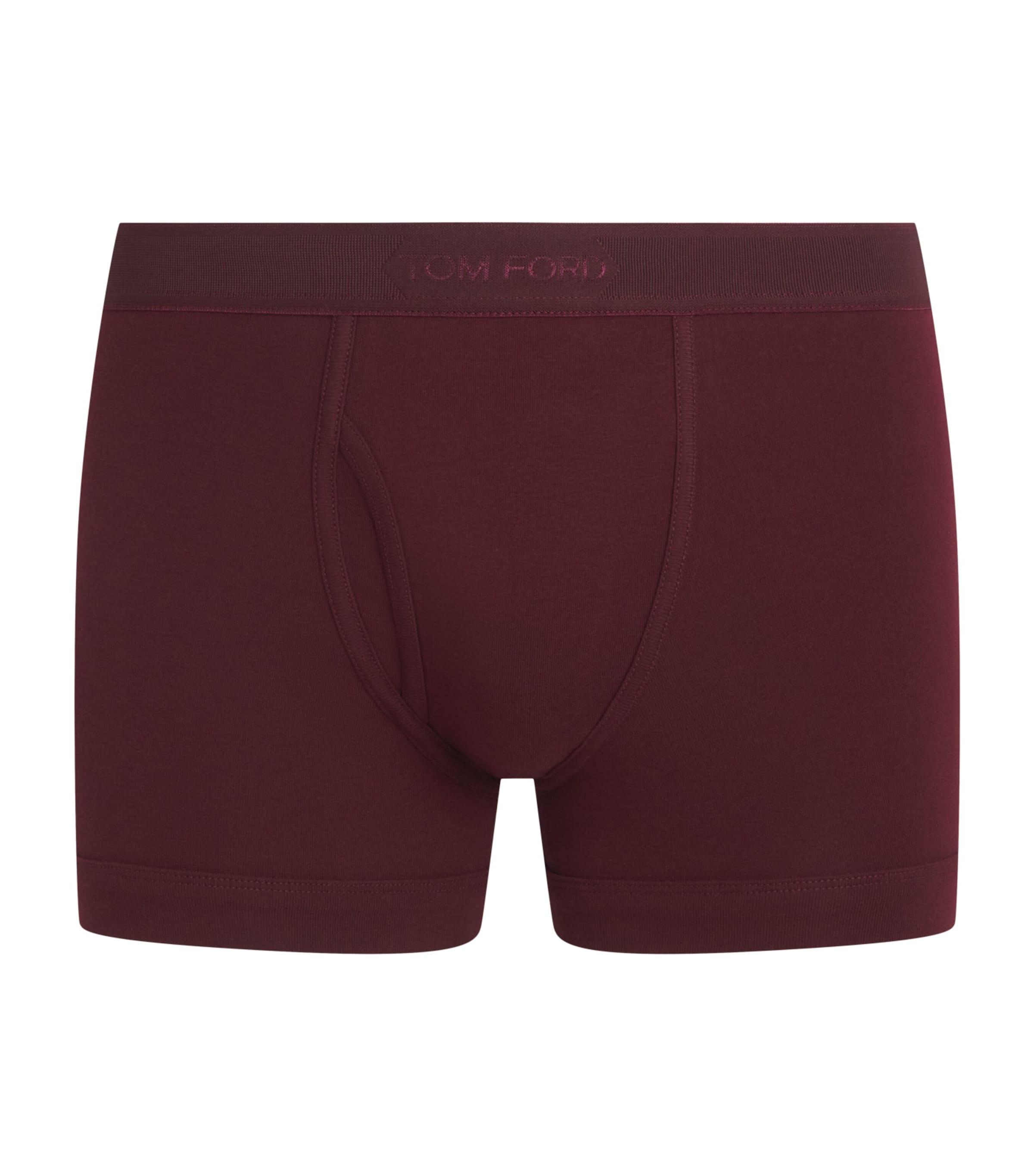 TOM FORD Stretch-Cotton Logo Boxer Briefs by TOM FORD