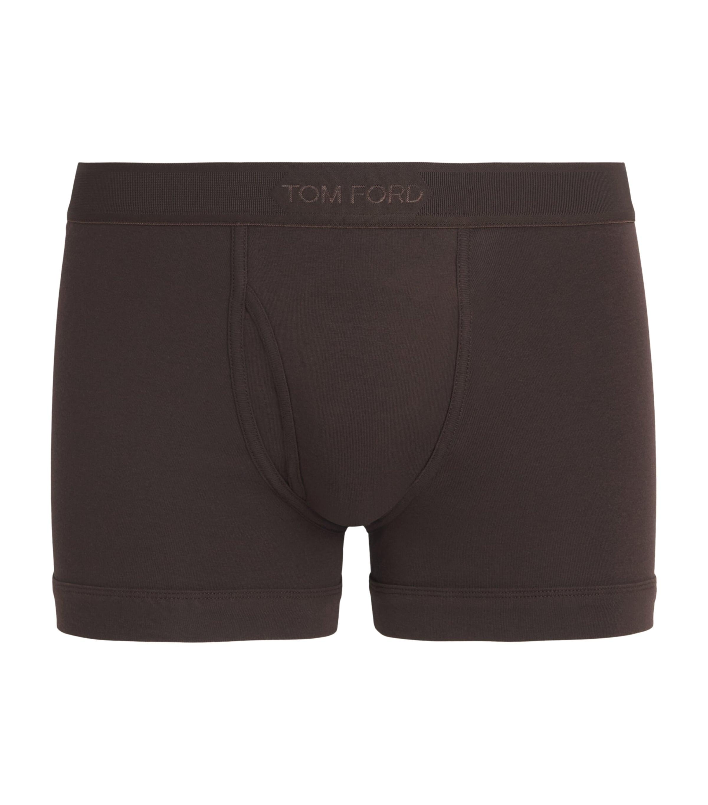 TOM FORD Stretch-Cotton Logo Boxer Briefs by TOM FORD