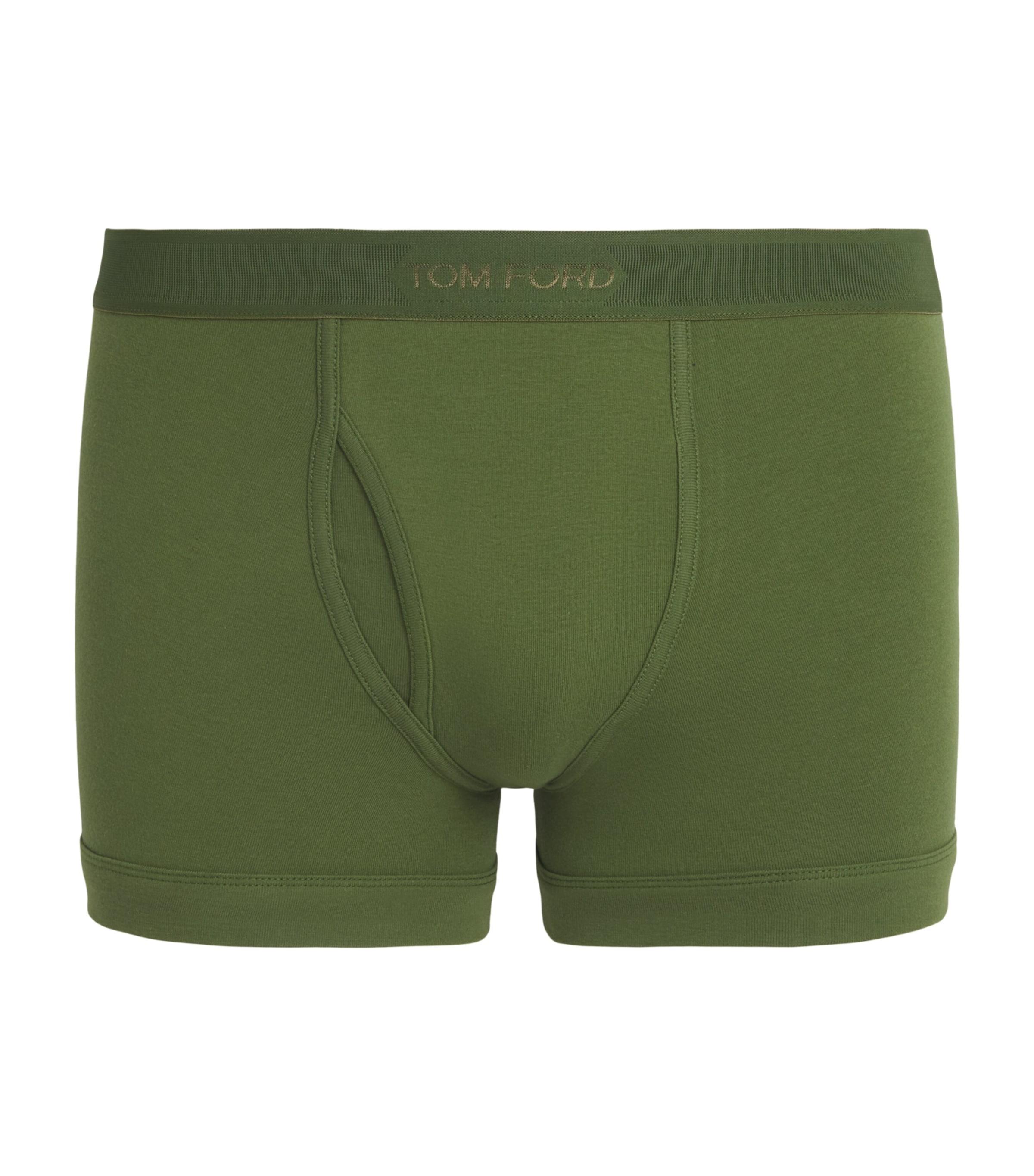 TOM FORD Stretch-Cotton Logo Boxer Briefs by TOM FORD