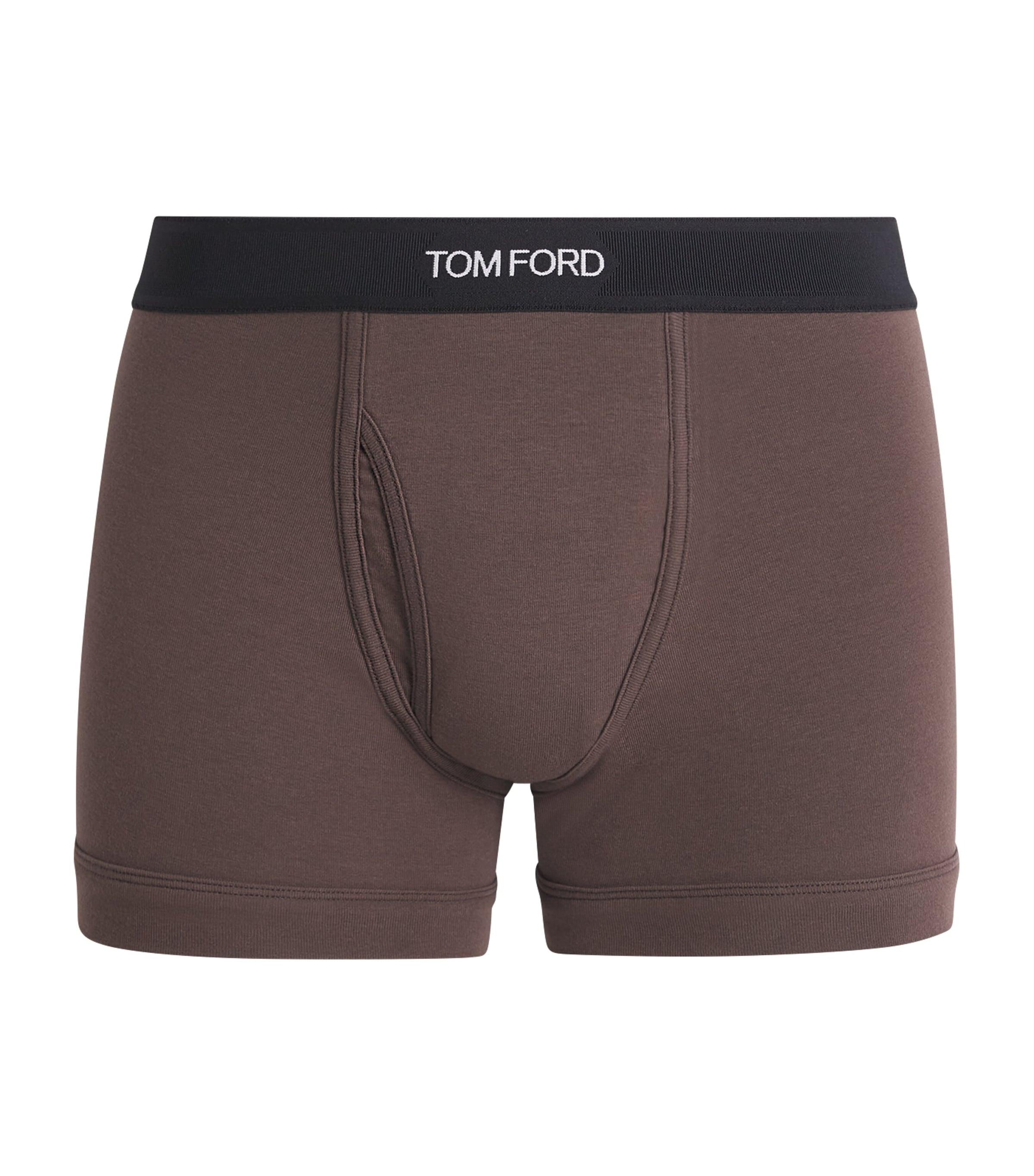 TOM FORD Stretch-Cotton Logo Boxers by TOM FORD