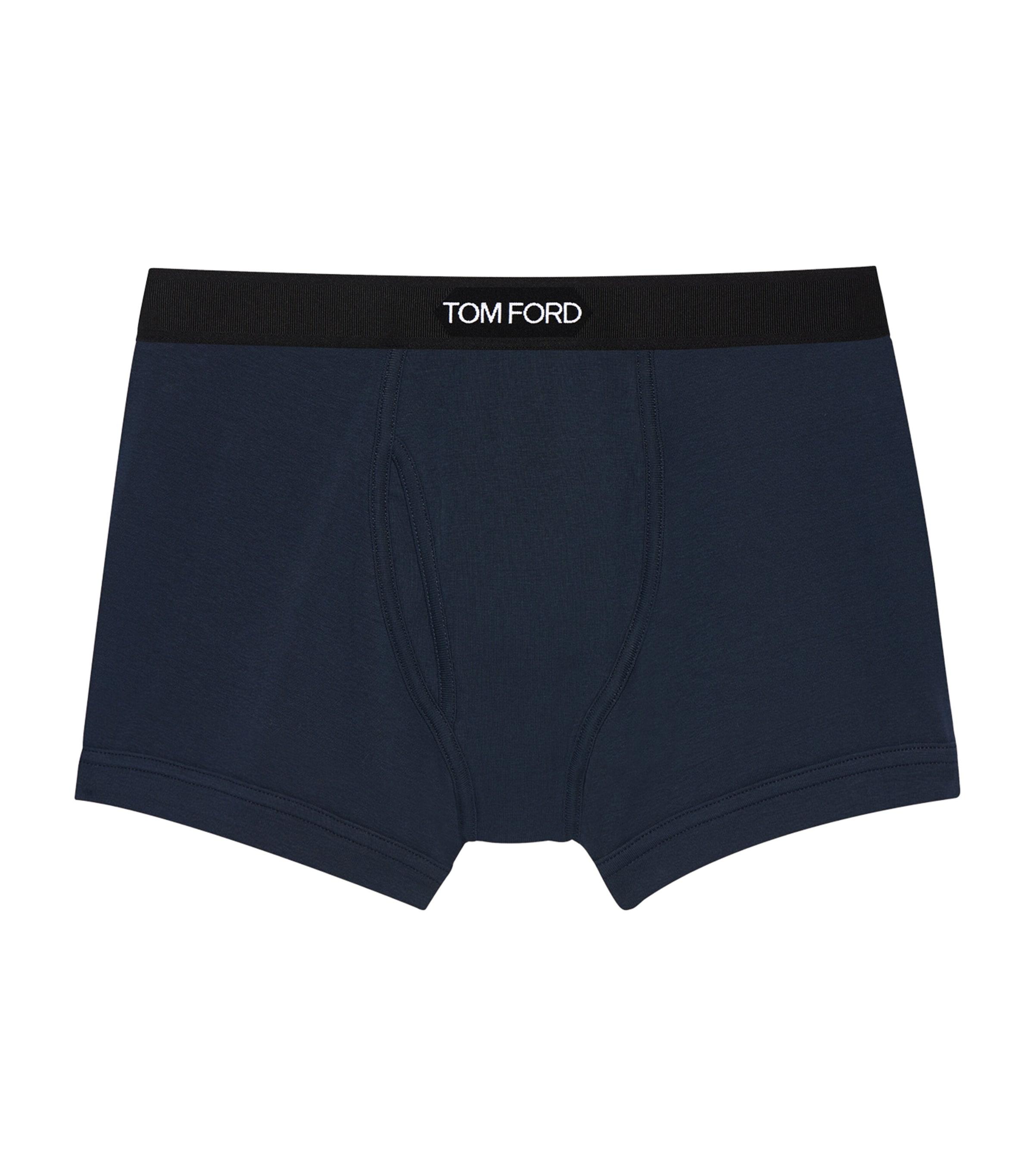 TOM FORD Stretch-Cotton Logo Boxers by TOM FORD