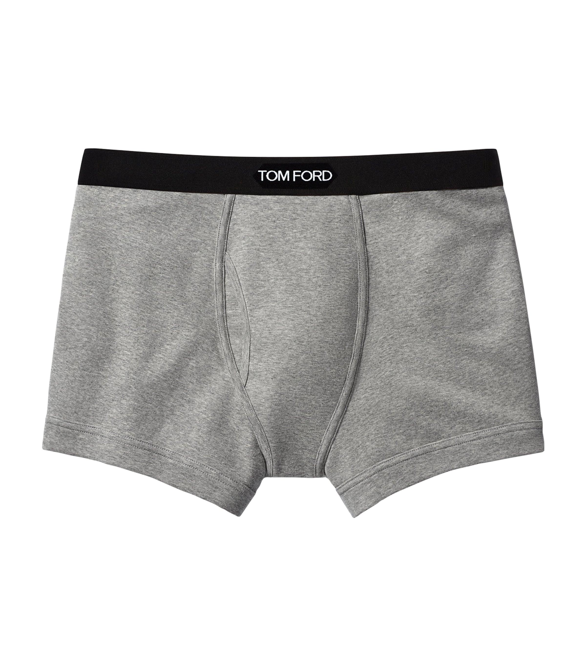 TOM FORD Stretch-Cotton Logo Boxers by TOM FORD