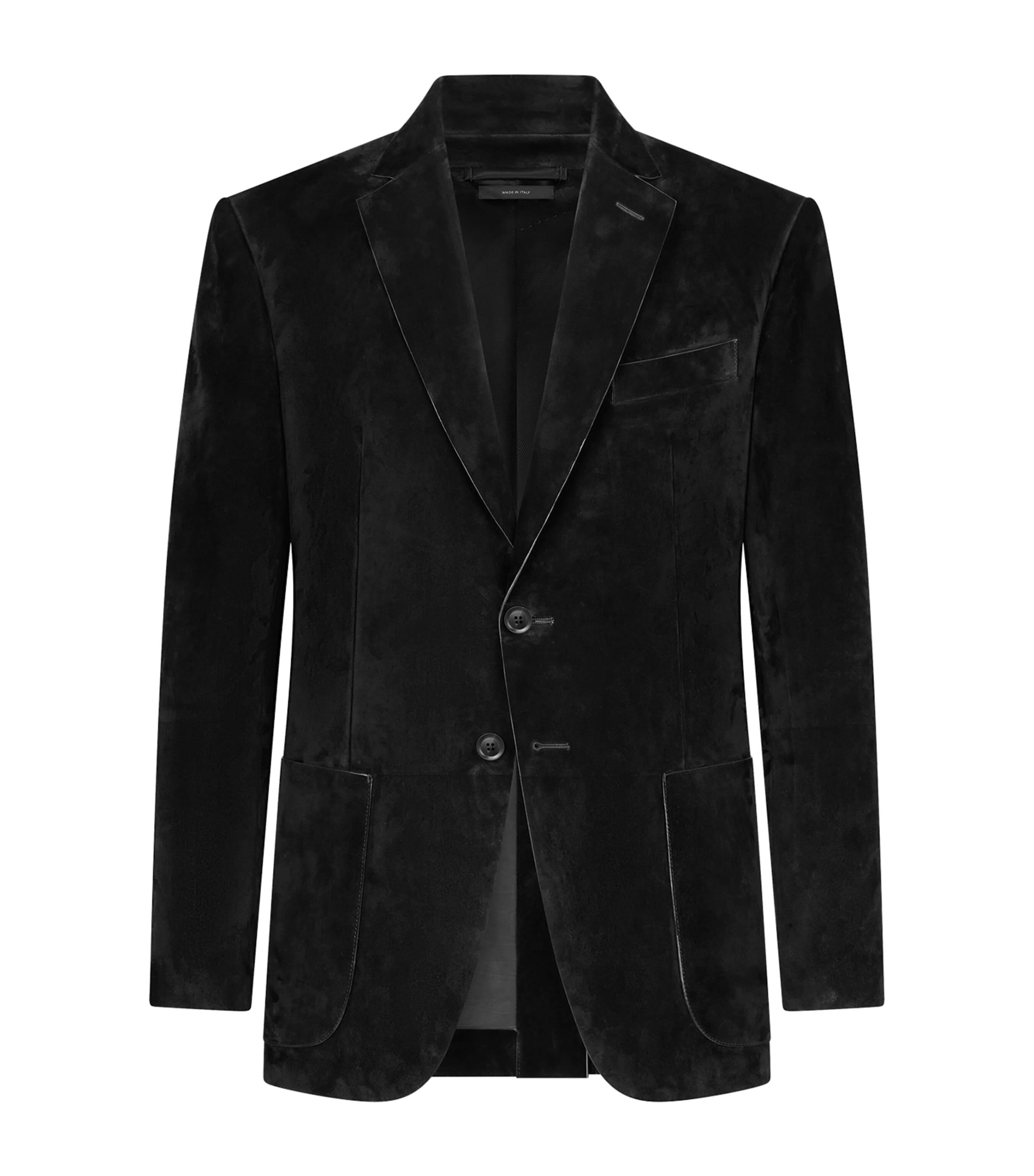 TOM FORD Suede Single-Breasted Blazer by TOM FORD
