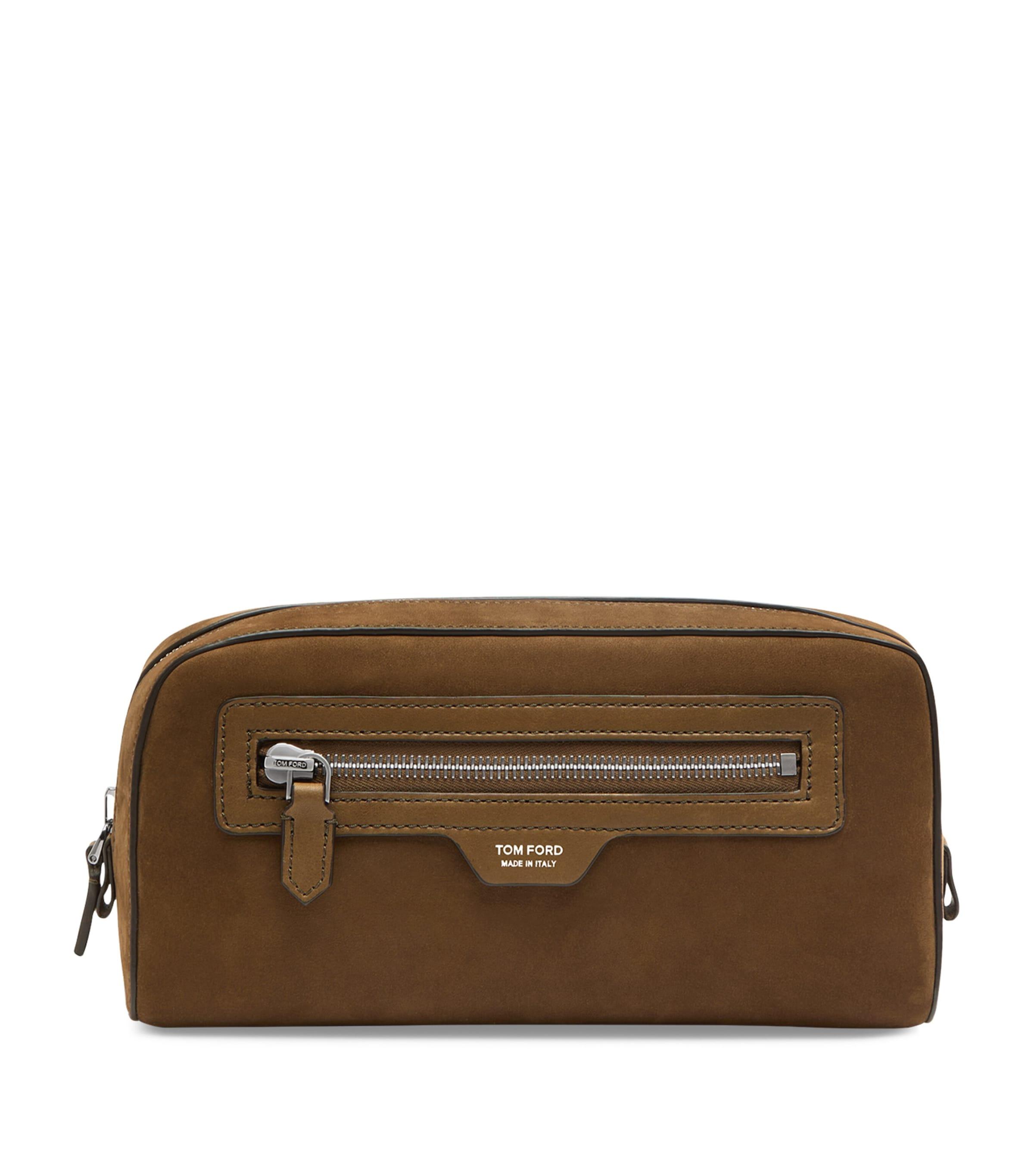 TOM FORD Suede Wash Bag by TOM FORD
