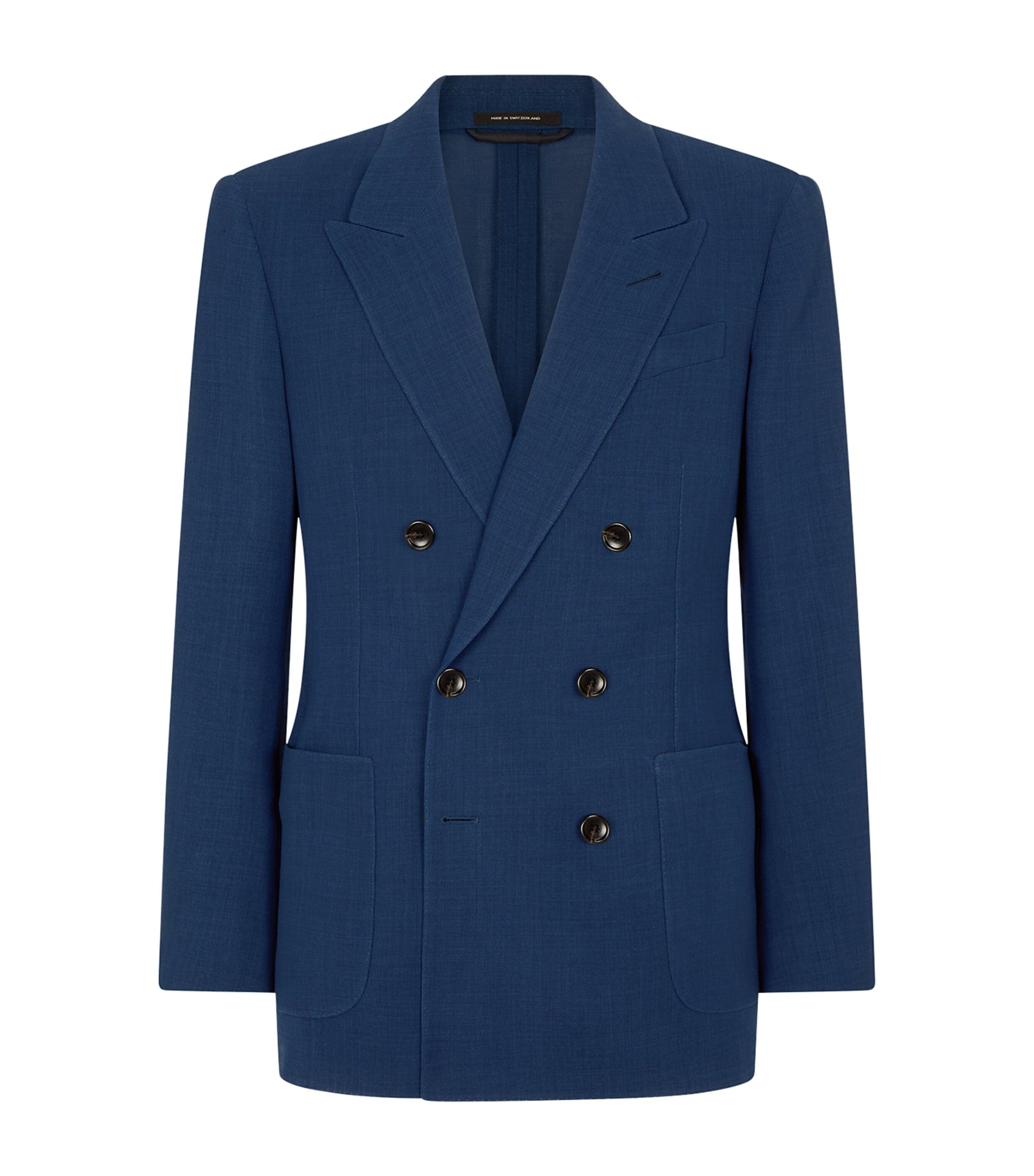 TOM FORD Virgin Wool Double-Breasted Blazer by TOM FORD