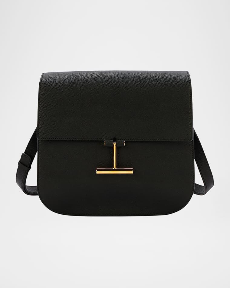 Tara Mini Shoulder Bag in Grained Leather by TOM FORD