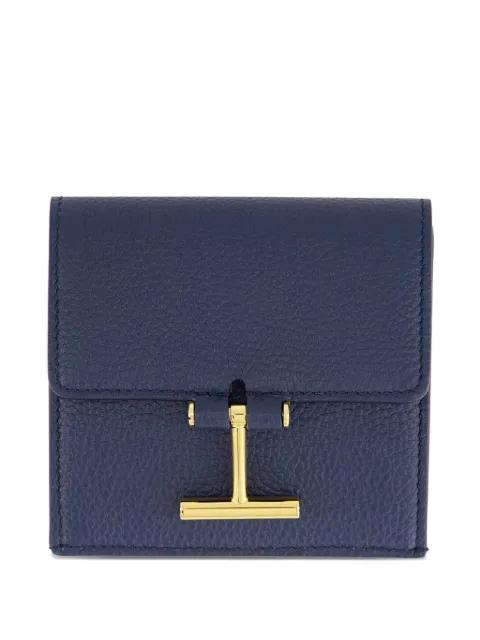 Tara logo-clasp grain-leather cardholder by TOM FORD