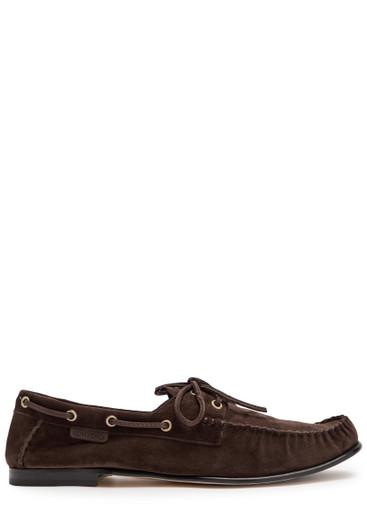 Theo suede boat shoes by TOM FORD