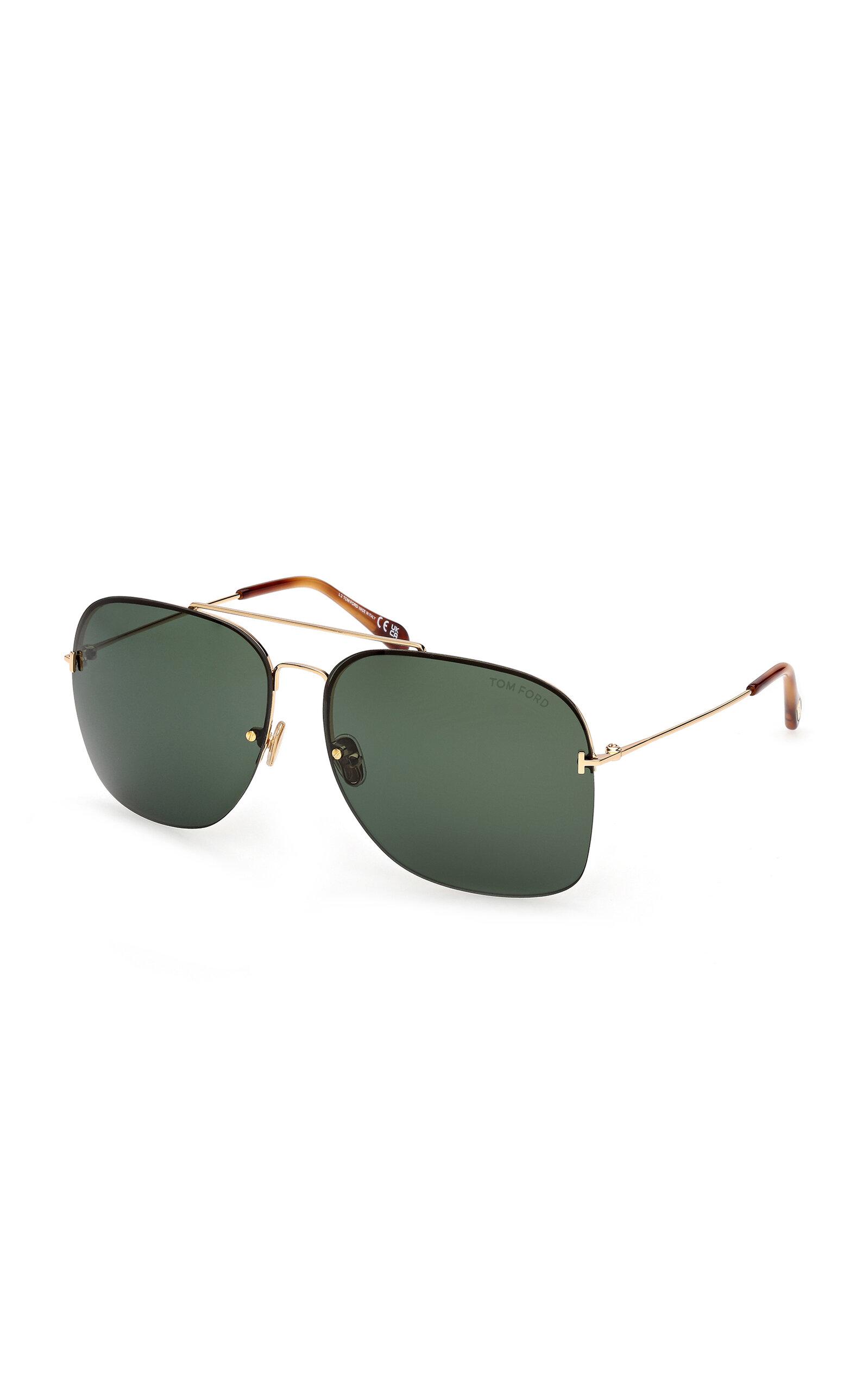 Tom Ford Mackenzie Aviator Metal Sunglasses - Moda Operandi by TOM FORD