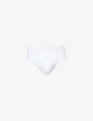 Tonal-Logo Stretch-Cotton Boxer Briefs by TOM FORD