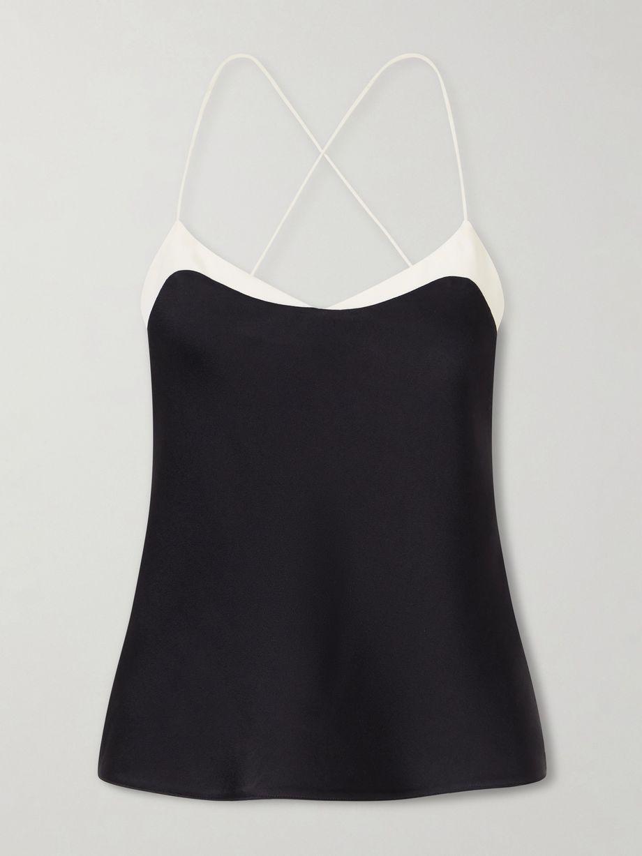 Two-tone satin camisole by TOM FORD