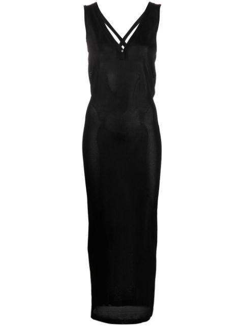 V-neck knitted dress by TOM FORD