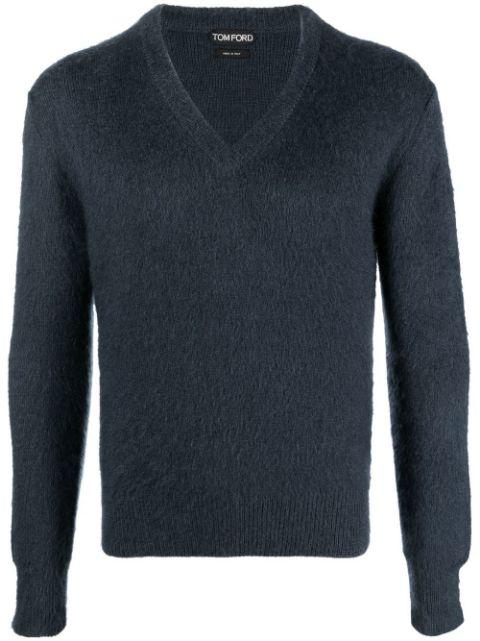 V-neck knitted jumper by TOM FORD
