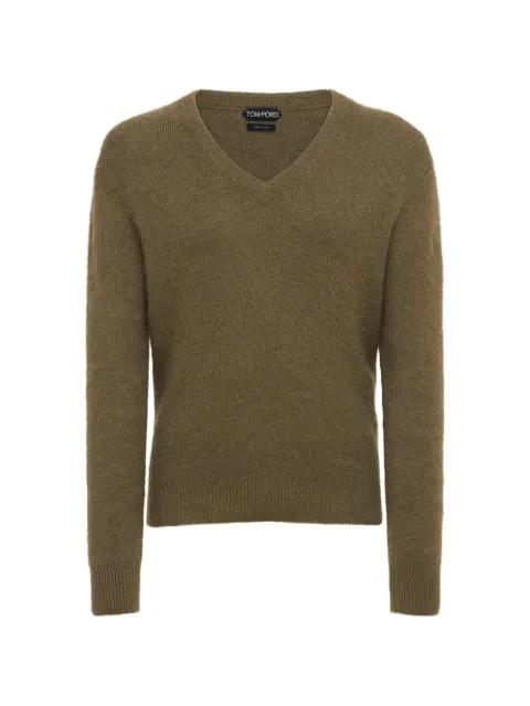 V-neck long-sleeved sweater by TOM FORD