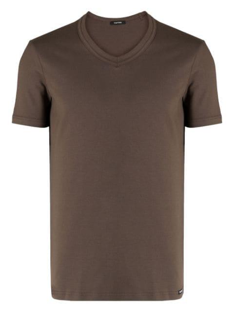V-neck short-sleeve T-shirt by TOM FORD